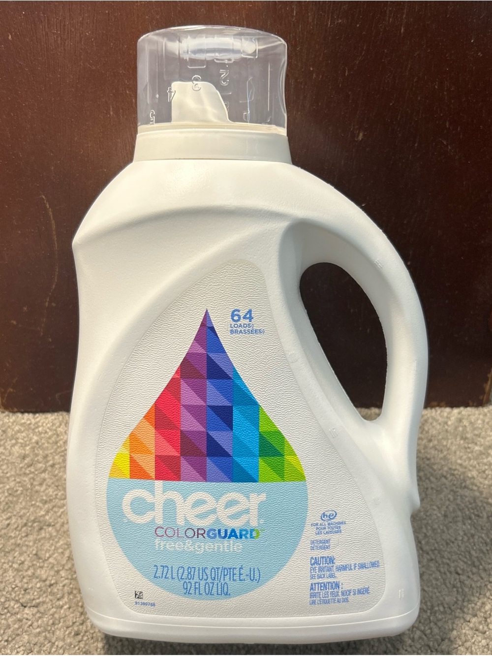 Cheer Color Guard Free & Gentle HE Laundry Detergent 64 Loads - 92oz